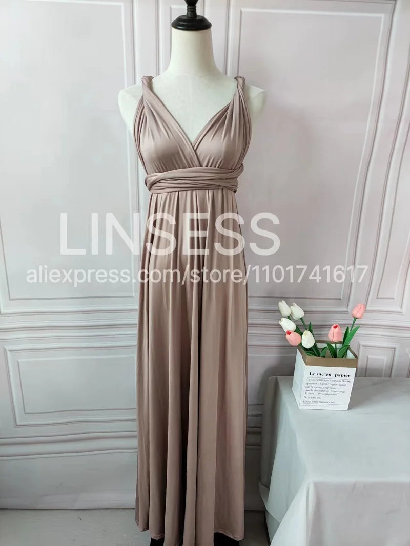 OLIVE GREEN Sega Bridesmaid Dress Floor Length LONG Maxi Infinity Dress Multiway Dress Formal Wrap Sexy Evening Wedding Dresses