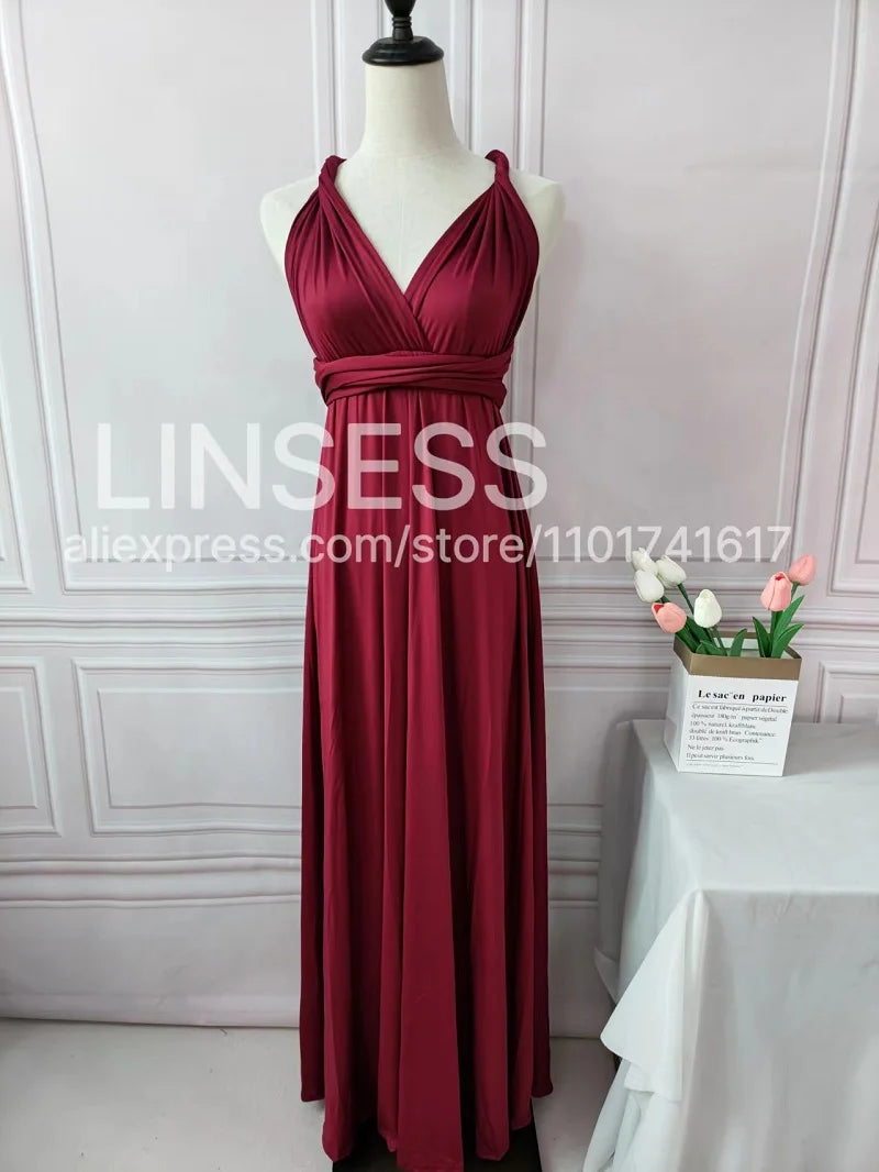 OLIVE GREEN Sega Bridesmaid Dress Floor Length LONG Maxi Infinity Dress Multiway Dress Formal Wrap Sexy Evening Wedding Dresses