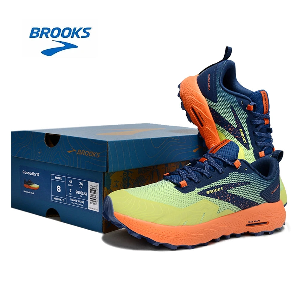 Running Shoes Cascadia 17 Men Long Distance Trail Adapt Sneakers Lightweight Stretch Marathon Sneakers Casual Tennis