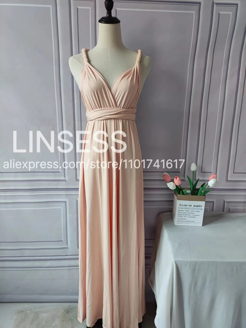 OLIVE GREEN Sega Bridesmaid Dress Floor Length LONG Maxi Infinity Dress Multiway Dress Formal Wrap Sexy Evening Wedding Dresses