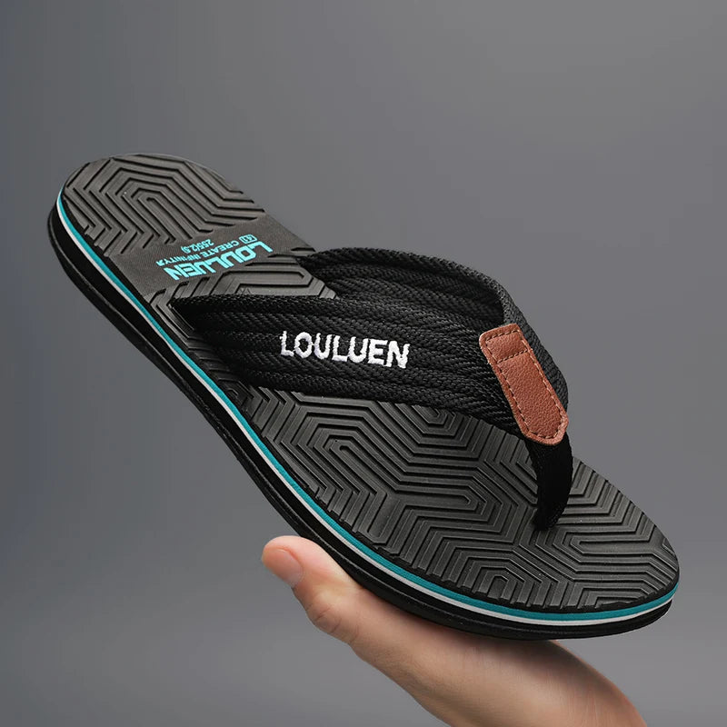 Men's new flip flops super comfortable and fashionable men's summer slippers classic version cool flip flops men's shoes beach s