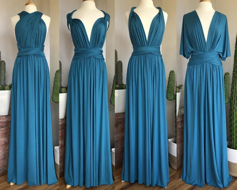 OLIVE GREEN Sega Bridesmaid Dress Floor Length LONG Maxi Infinity Dress Multiway Dress Formal Wrap Sexy Evening Wedding Dresses