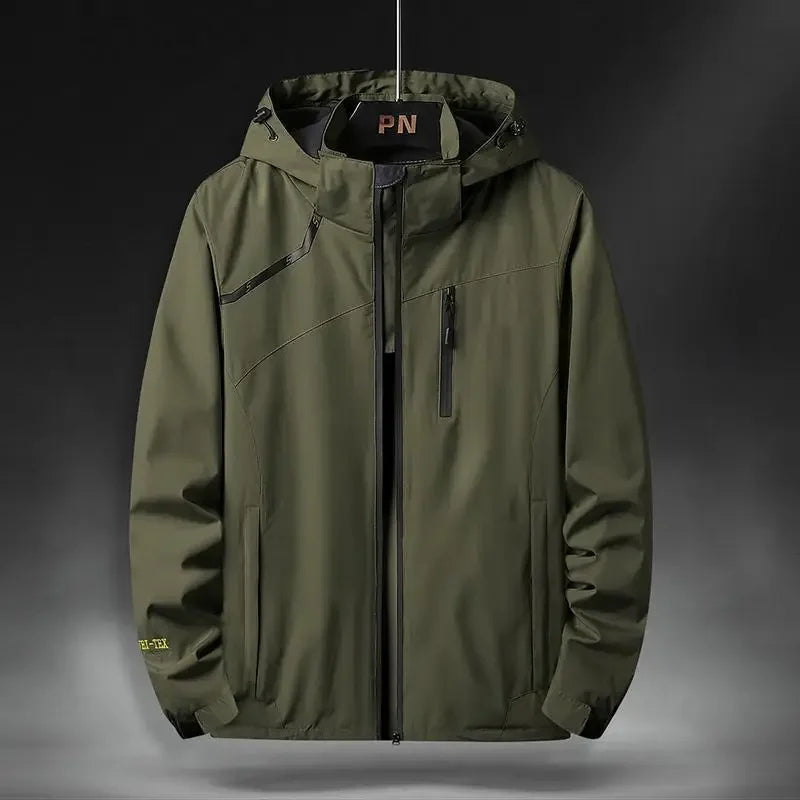 Waterproof Jacket Outdoor Windbreaker Men Plus Size 5XL 6XL 7XL Windproof Rainproof Coat Big Size Men Clothing Jaqueta Masculina