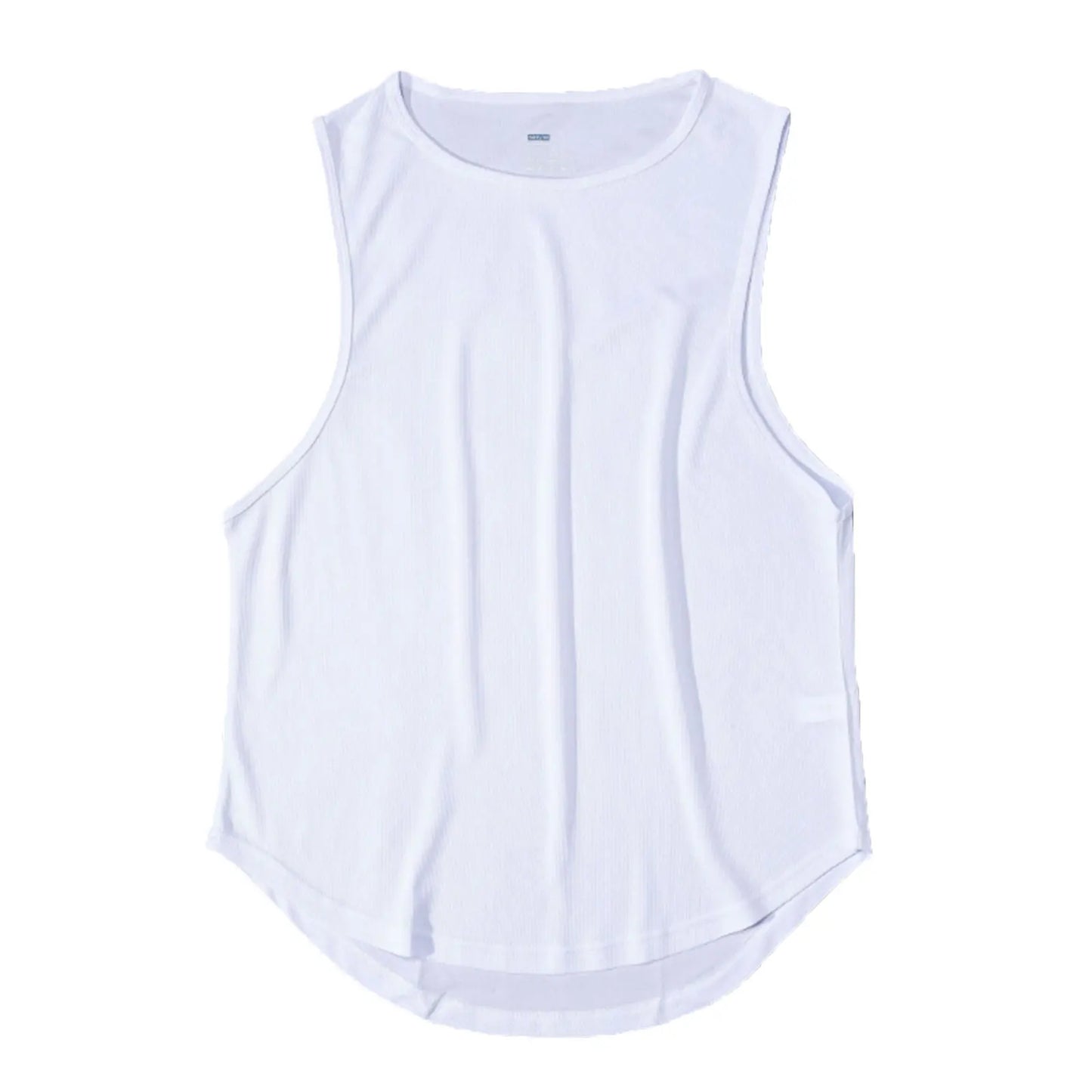 Men'S Sports Vest Summer Breathable Sleeveless Round Neck Solid Color Top Running Fitness Top Men'S Sleeveless Vest Clothing