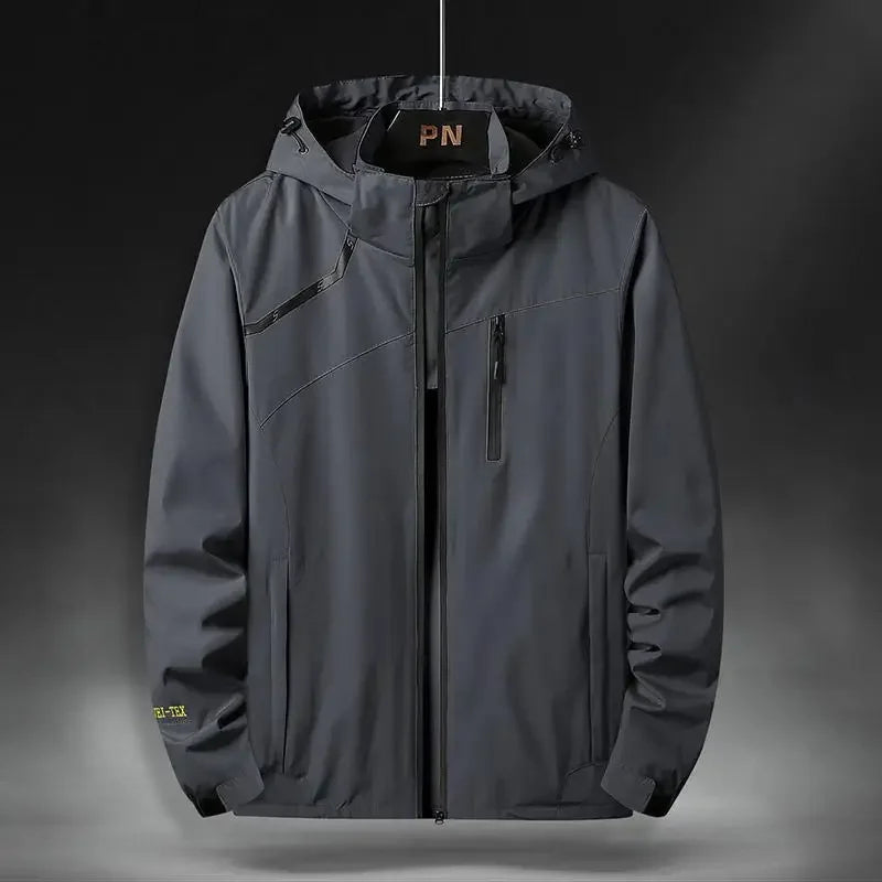 Waterproof Jacket Outdoor Windbreaker Men Plus Size 5XL 6XL 7XL Windproof Rainproof Coat Big Size Men Clothing Jaqueta Masculina