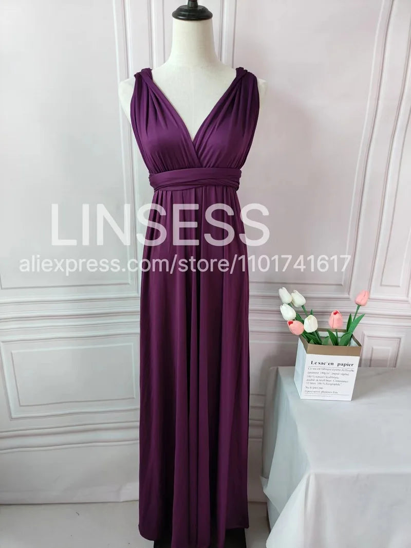 OLIVE GREEN Sega Bridesmaid Dress Floor Length LONG Maxi Infinity Dress Multiway Dress Formal Wrap Sexy Evening Wedding Dresses