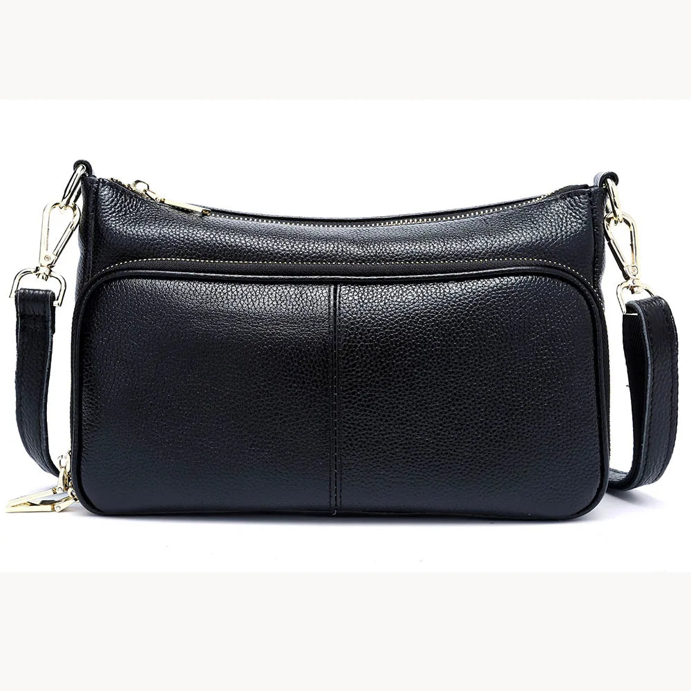 Zency Elegant Women Handbag 100% Genuine Leather Ladies Shoulder Bag Crossbody Messenger Purse Fashion Hobos Top Quality