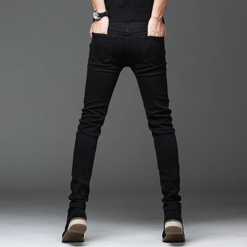 2024 autumn Slim Fit men Jeans Classic Fashion Denim Skinny Jeans Male spring men's casual High Quality Trousers