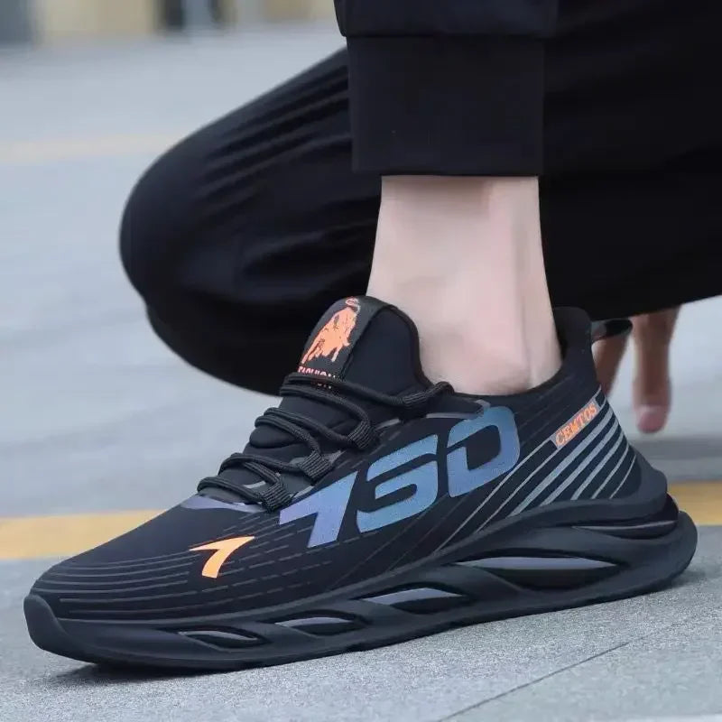 Men's shoes summer men's shoes sports new men's running breathable anti slip casual running trend student shoes men