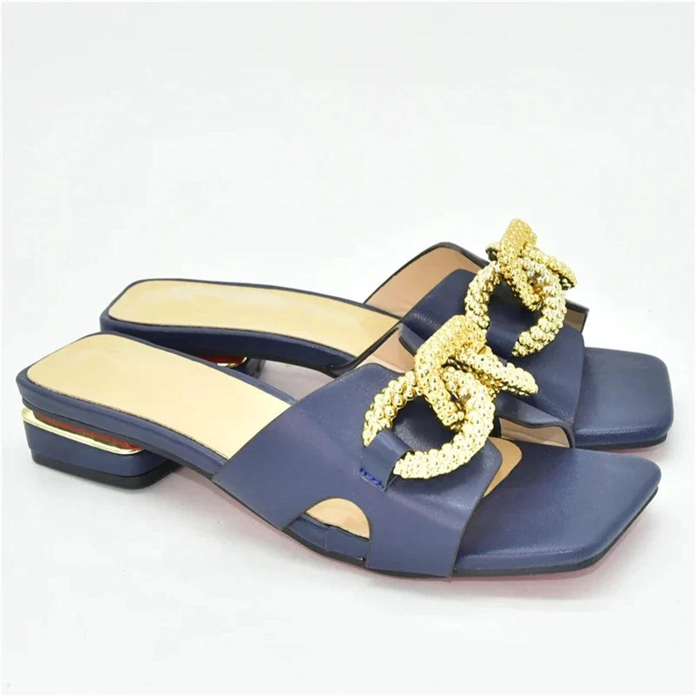 Latest Women's Wedding Banquet Shoes with Rhinestones Women's Shoes Party Pumps Women's Low-heeled Slippers Wedding Shoes Bride