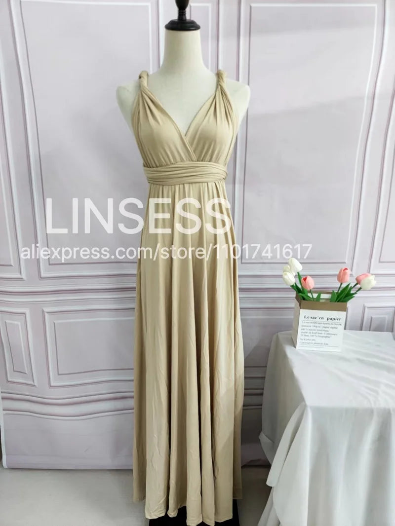 OLIVE GREEN Sega Bridesmaid Dress Floor Length LONG Maxi Infinity Dress Multiway Dress Formal Wrap Sexy Evening Wedding Dresses