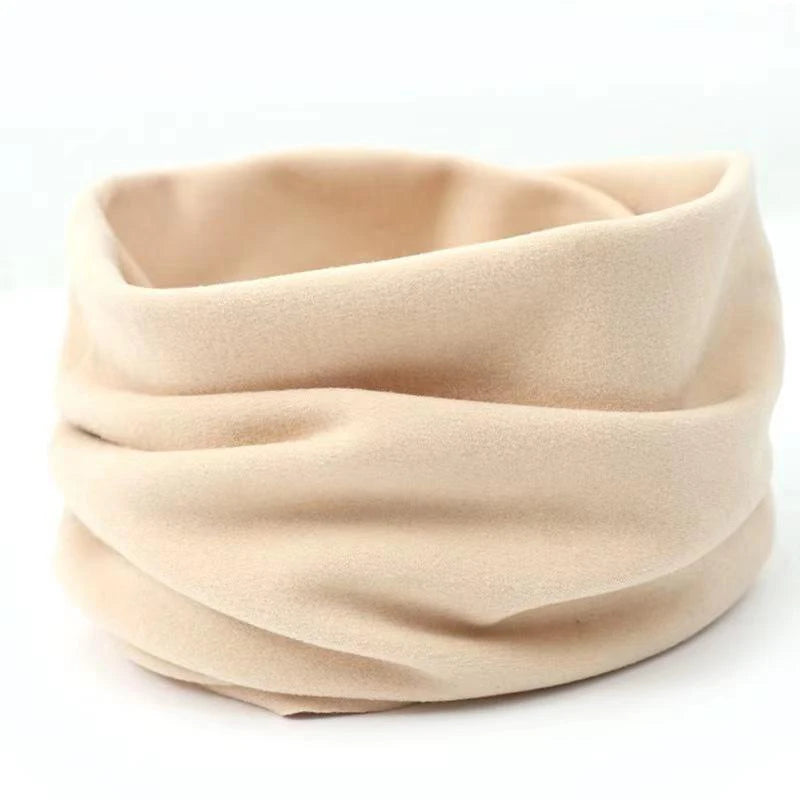 Winter Fashion Solid Color Warm Neck Scarf For Men And Women