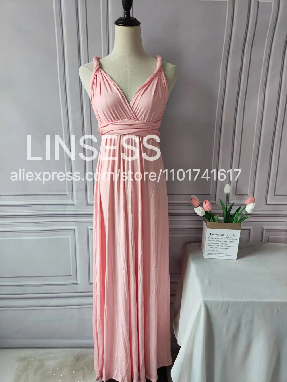 OLIVE GREEN Sega Bridesmaid Dress Floor Length LONG Maxi Infinity Dress Multiway Dress Formal Wrap Sexy Evening Wedding Dresses