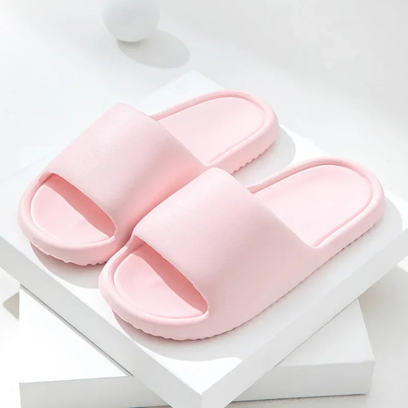 New Soft Women's Spring/Summer Cool Slippers Indoor Home Cool Slippers Breathable and Lightweight Home Couple Cool Slippers