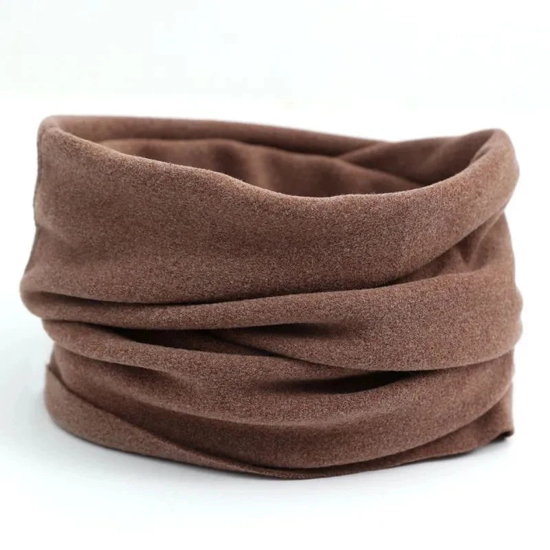 Winter Fashion Solid Color Warm Neck Scarf For Men And Women