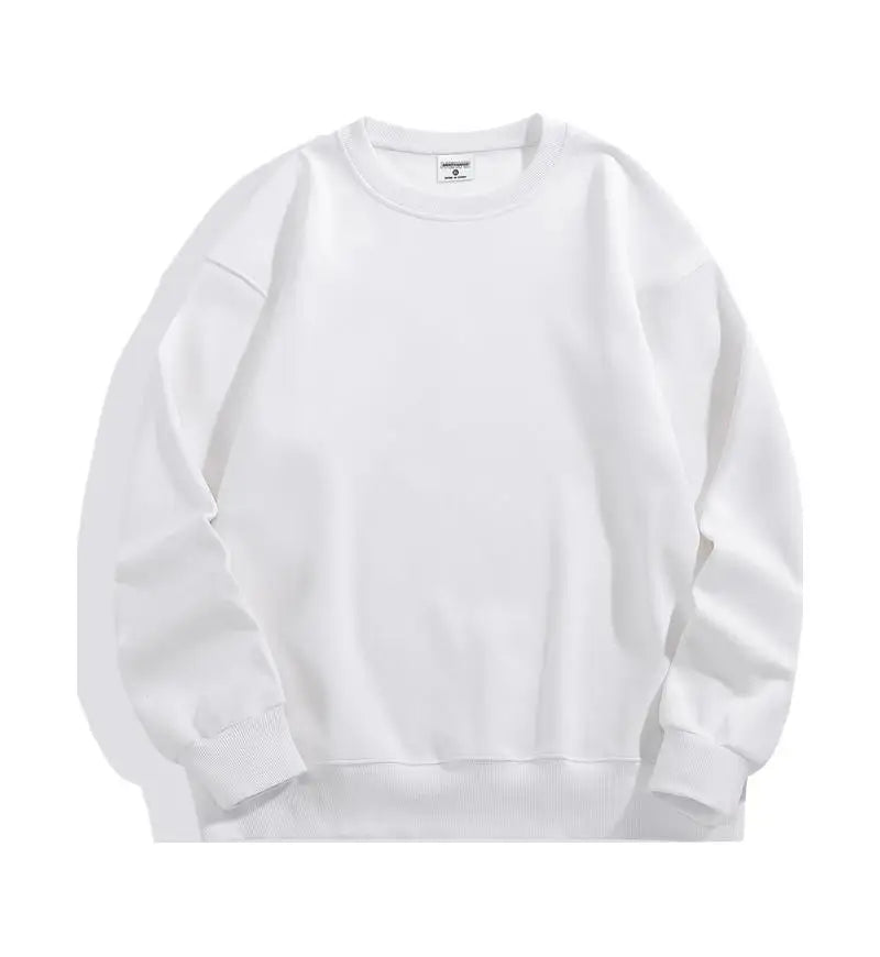 DIY Custom Logo 500GSM Heavy Weight Men's Hoodies New Autumn Winter Thick Cotton Men Top Solid Color Hoodies Sweatshirt Pullover
