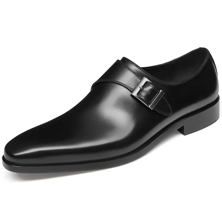 Top Quality Men Oxford Shoes Genuine Leather Pointed Toe Luxury Black Brown Men Business Office Formal Shoes