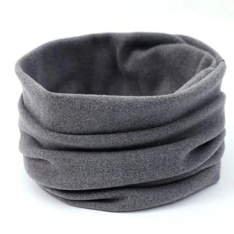 Winter Fashion Solid Color Warm Neck Scarf For Men And Women